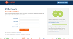 Desktop Screenshot of cohet.com